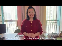 100 пакетов для зажимов сетки панели солнечных батарей предохранителя птицы/голубя/белки панели солнечных батарей video