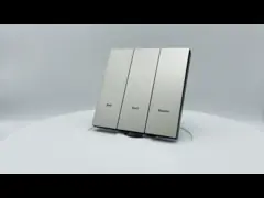 Переключатель стены черноты KNX Laffey, переключатель кнопки 86mm умный video