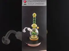 Покрашенный размер трубы курения стекла снаряжения лиманды 12 дюйма video