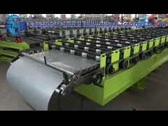 1250mm প্রস্থ ডাবল স্তর Ibr ছাদ টাইলস রোল ফর্মিং মেশিন নির্মাণ ব্যবসার জন্য