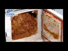 удобрение 2400 * 1650 * 1350 точильщика пищевых отходов делая обработку отброса плода машины video