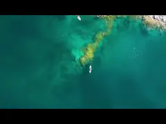 Dropshipping стоит вверх по Surfboard рыб затвора маленького глотка водных видов спорта доски раздувному video