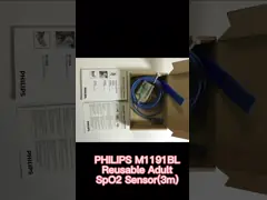 Датчик взрослого Spo2 аксессуаров 3m монитора M1191BL Icu терпеливый многоразовый video