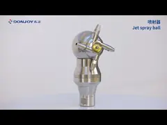 Роторная струйная головка для очистки резервуаров 360°, резьбовое соединение 1,5 BSP video