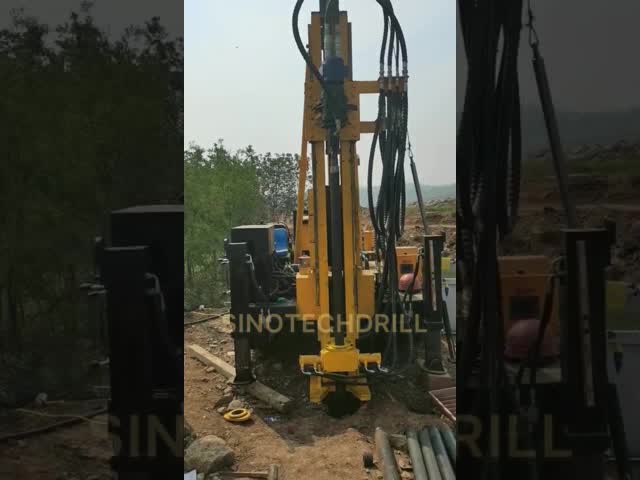 Crawler дистанционного управления установил верхние оборудование бурения керна диаманта привода/снаряжение алмазного сверла видео