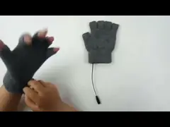 Грелки руки электрического топления графена, электрические нагретые перчатки для зимы video