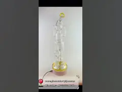 Beaker трубы курения 5mm стекла 14Inch стеклянный с кальяном Cather льда video