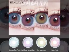 Заказ OEM макияжа глаза высококачественных пурпурных контактных линзов цвета большой онлайн video