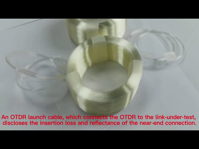Запуск кабеля оптического волокна Тест Otdr Dummy Цены на оптический кабель 300m OTDR Кабель оптического волокна Барабанный тест