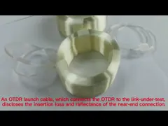 Коробка кольца катышкы кабеля оптического волокна в желтом цвете для предохранения от оптического волокна video