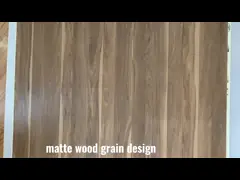 Ламината фольги мебели PVC собственной личности зерно слипчивого глубокое выбитое деревянное video