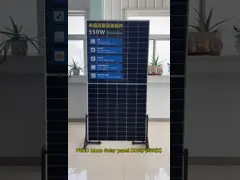 панель Wespoint PV 144 ПК Monocrystalline панель солнечных батарей 540 ватт с рамкой video