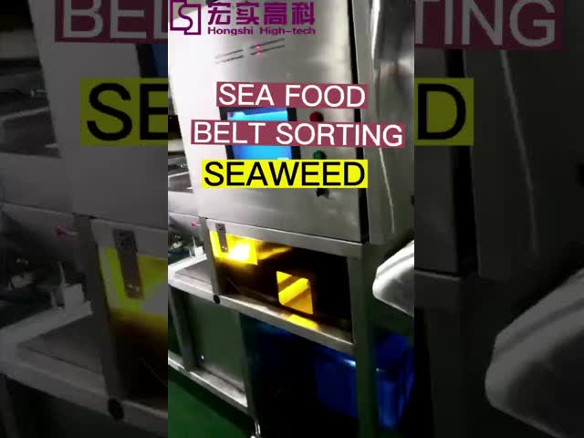 Belt Type Food Grade Ccd Color Sorter For Seaweed Nut Shrimp Separator