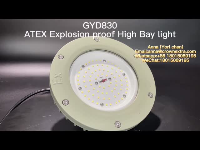 Garage Industrial Led Lamps ATEX Approvedの50W 100W 150W Flameproof High Bay Lights