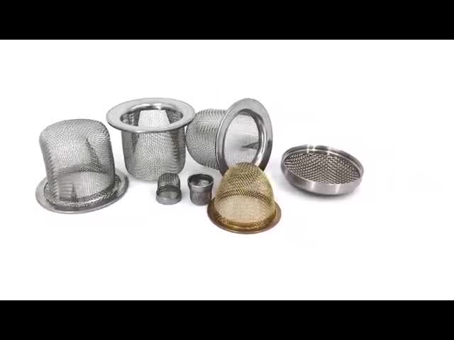 Изготовленное на заказ сформированное коническое купола цилиндра трубки диска сетчатого фильтра сетки металла видео