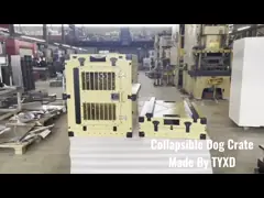 Клеть XL перемещения собаки Alu K9 алюминиевая складная большая для немецкой овчарки video