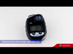 Портативный монитор газа IP68 детектора водорода водоустойчивый одиночный video