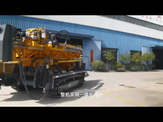 Полностью гидравлическое снаряжение сверла Кумминс Энгине Кравлер для минеральный поверхностный вырезать сердцевина из видео