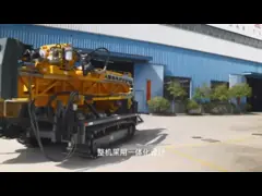 Полностью гидравлическое снаряжение сверла Кумминс Энгине Кравлер для минеральный поверхностный вырезать сердцевина из video