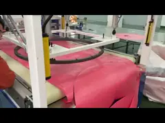 Вырезывание ткани сумки FIBC большое делая машину полноавтоматический video