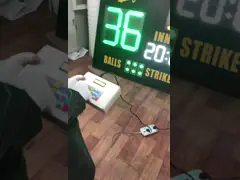 Беспроводное табло бейсбола СИД коробки регулятора с голубой передней гранью шкафа рамки video