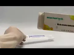 Набора теста антигена собственной личности мокроты слюны диагностика Signo IVD пробирки быстрого носовая video