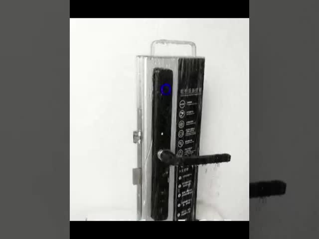 IP65 Bluetooth bloqueio inteligente à prova d'água para porta de vidro de quadro estreito