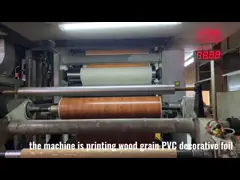 Штейновая деревянная фольга мембраны PVC влияния 3D для украшения шкафа video