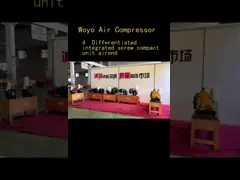 15HP 1.6M3/Min винтовой воздушный компрессор литейный материал video