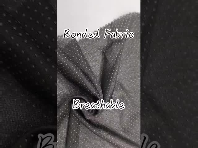 100% Polyester Cationic Jersey Bonded Fabric 280gsm For Jacket