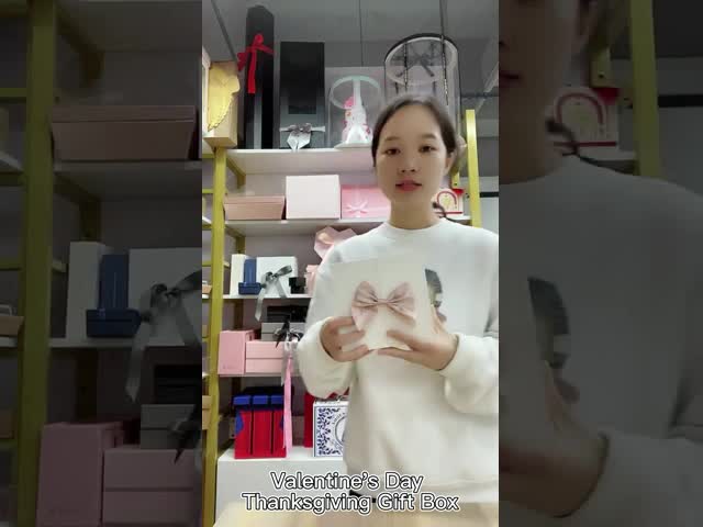 Gift Paper Box Custom Magnetic Bowknot Double Open 16 Roses Soap Flower For Jewelry Perfume Lipstick