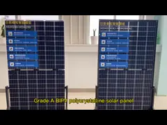 облегченные панели солнечных батарей 280W, двойные стеклянные панели солнечных батарей усиливают сопротивление к растрескиванию video