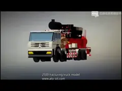 2100r/min Frac Pump Truck 300HP 105MPa Hydraulic Transmission