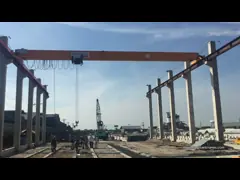 30 - 100 m/min 25t Brücke con doppio treno