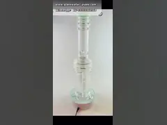 Подгонянный ясный стеклянный уловитель золы кальяна мелассы Shisha video