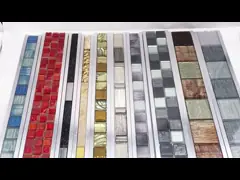 Отделка 10mm Кристл стеклянная Listello кафельная, анодировать отделки края плитки мозаики video