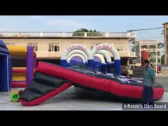 Kundenspezifisches wechselwirkendes Spiel-schießt aufblasbarer Fußball-Pfeil/aufblasbarer Fußball für Kinder