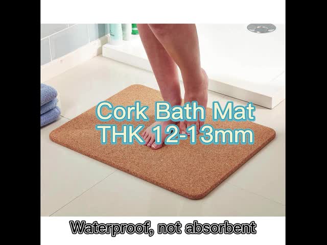 5000pcs 13mm Thick Cork Pad Natural Cork Floor Bath Mat  ISO9001