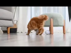 Игрушка кота пера вращения 360 градусов электронная со строением - в датчике video