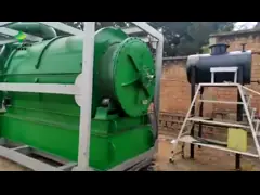 портативный тип серии контейнера машины пиролиза 500kg video