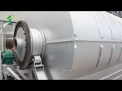 ISO CE завода по переработке вторичного сырья покрышки пиролиза новообращенного пластиковый video