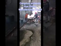 Отжимать соединителя крышки трубы нержавеющей стали Sch40 6 Ss 306 сварного соединения встык приспосабливая холодный video