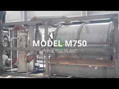 Тип покрышка контейнера завода пиролиза покрышки отхода небольшая автоматическая к дизелю video