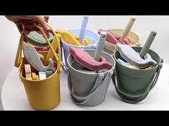 Unisex ведро песка моря силикона лета ребенка установило для пляжа video