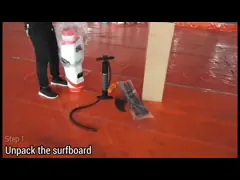 стойка 15cm складывая вверх по затвору установила раздувную доску маленького глотка крупного плана video