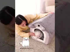 Pets2Go не направляют рельсами нижняя кровать дома любимца 49*39*36cm video