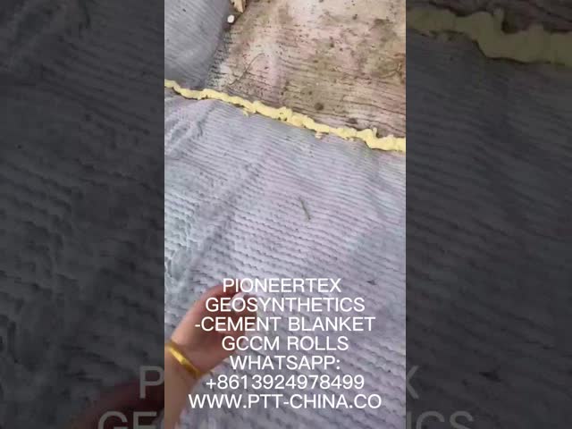 80MPa high compressive strength Cement Sand Blanket GCCM rolls for ditch lining and slope protection