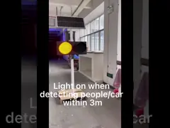 СИД радиолокатора панели солнечных батарей показывает знак индикации батареи 2000cd/m2 video