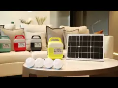 Домашнее освещение Солнечная портативная генераторная мини-панель Солнечная электростанция для кемпинга video