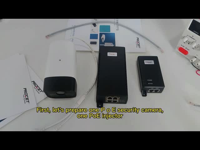 Gigabit interno do injetor padrão do ponto de entrada de IEEE 802.3af